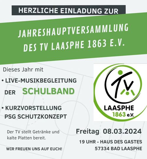 Einladung zur Jahreshauptversammlung 2024